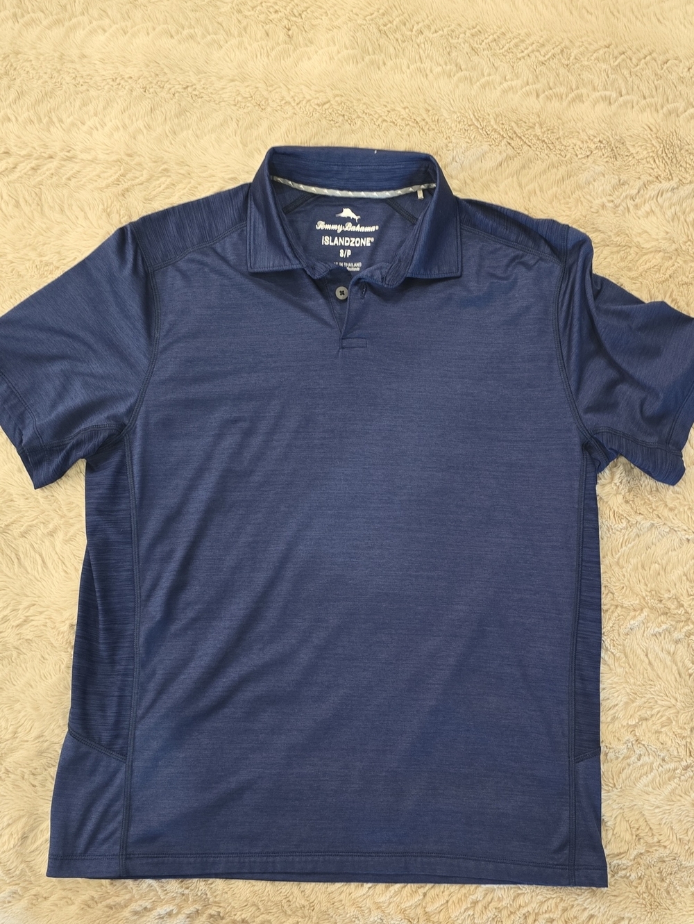 Tommy Bahama Navy Heather Performance Polo